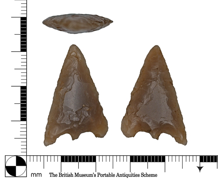 A pair of Early Bronze Age arrowheads